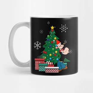 Popeye Around The Christmas Tree Mug